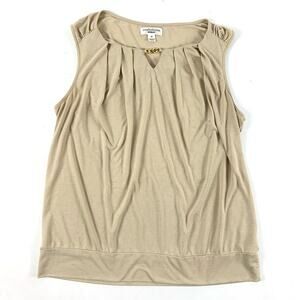 Tan Sleeveless Top